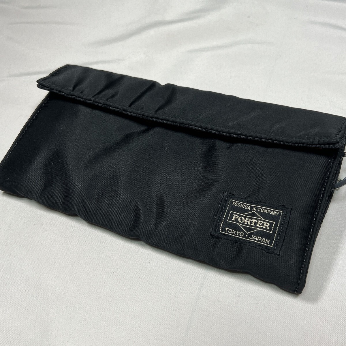 Yoshida PORTER Tanker Long WALLET Black Good Condition Nylon