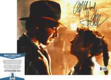 KAREN ALLEN SIGNED 'INDIANA JONES' 8x10 MOVIE PHOTO E ACTRESS BECKETT COA BAS