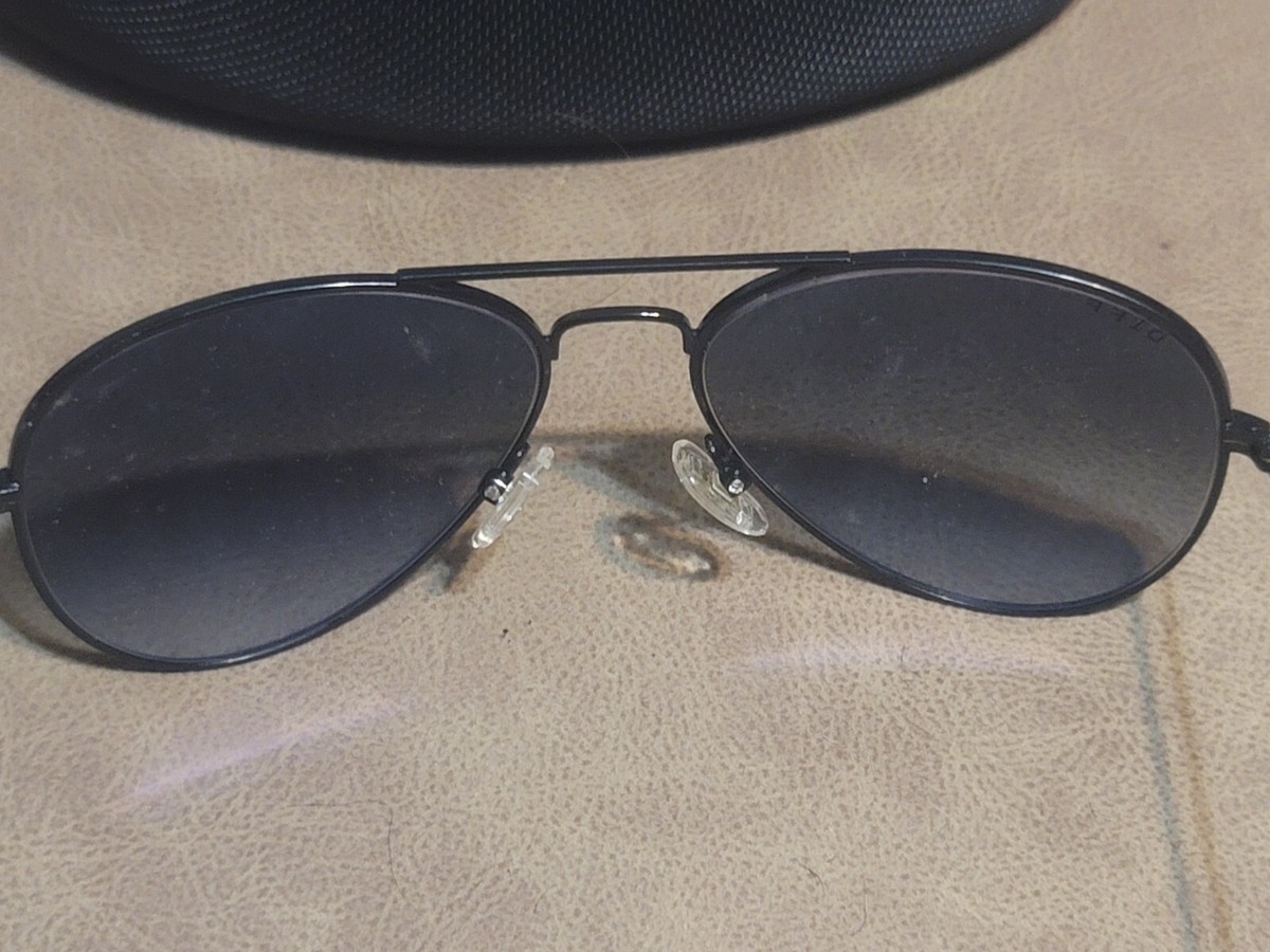 Diff Eyewear Cruz BKGG06 Black Frame Grey Gradient Lens 
