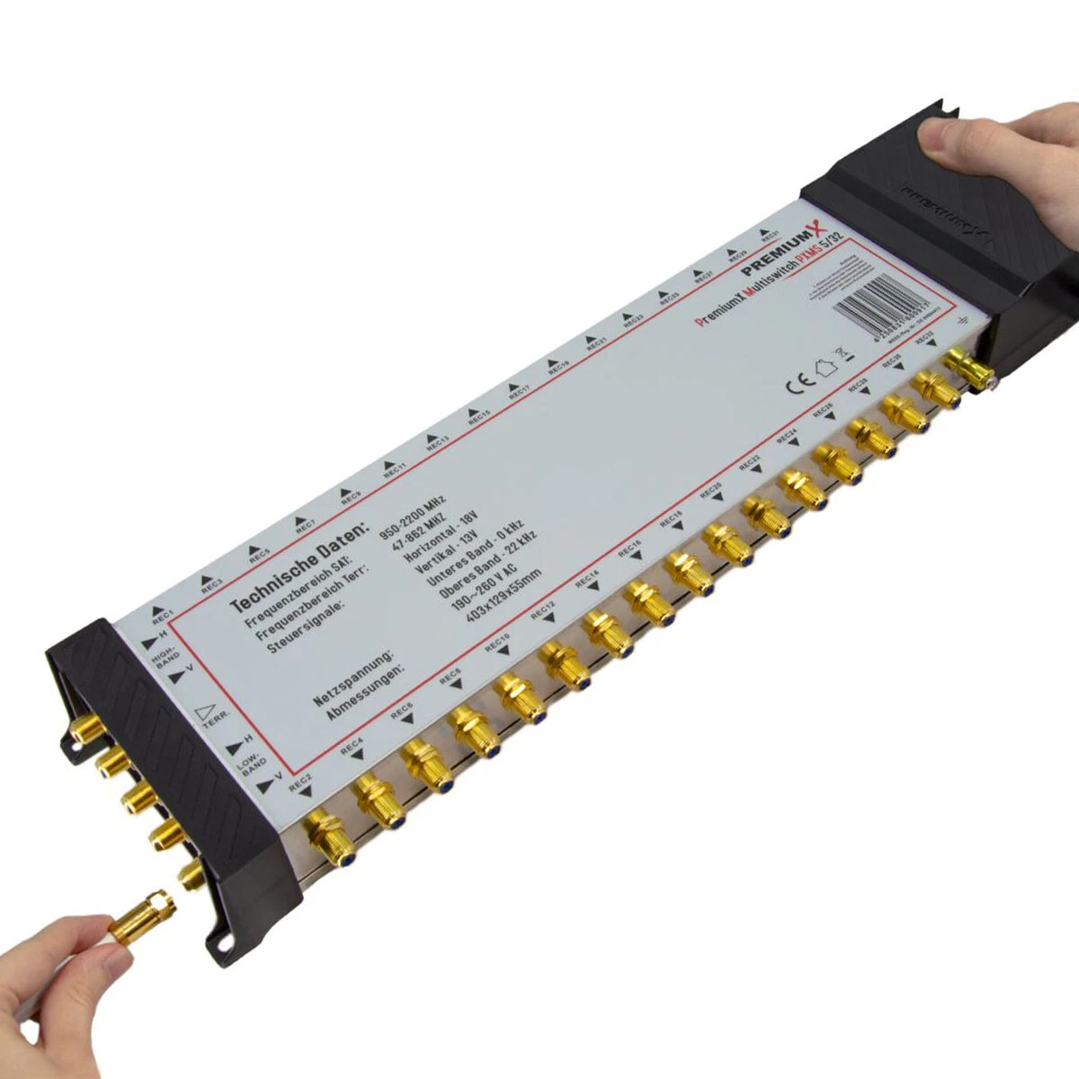 PremiumX Multi Interruptor 5-32 SAT Multiswitch Satélite Distribuidor 32 participantes