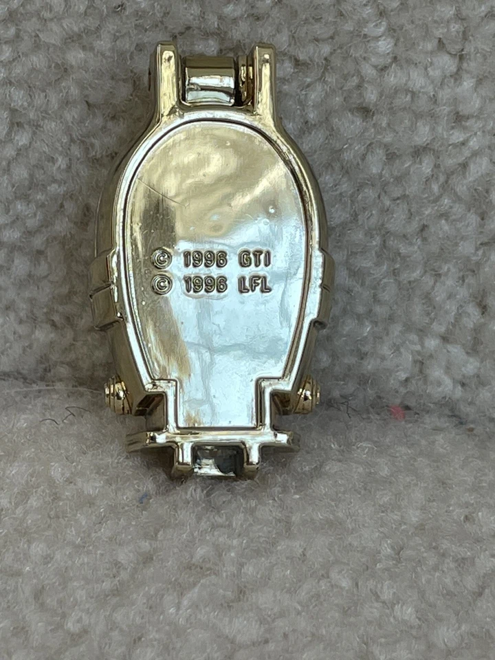 Cabezal transformador Cantina Star Wars Micro Machines C3PO 1996 con sobre raro Foto 3 de 4