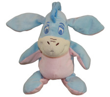 Disney Baby Eeyore Rattle Plush Stuffed Infant Toy Winnie the Pooh Crinkle 13"