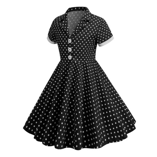Kids Girls Dress Costume Skirt Formal Gown Swing Notch Lapel Princess Casual - Picture 5 of 36