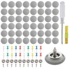 60pcs Car Roof Liner Ceiling Kit Repair Buckle Sagging Headliner Pins Rivet Snap