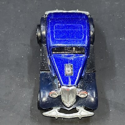 Vintage 1979 Hot Wheels Ford Coupe 1934 Hot Rod Flames Blue Mattel