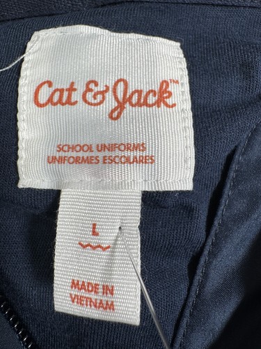 Felpa blu divise scuola gatto e jack taglia L universale e versatile - Foto 5 di 7