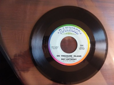 1969 EXC RARE Ray Anthony A Touch Of Soul / On Treasure Island  R-841RANWOOD 45