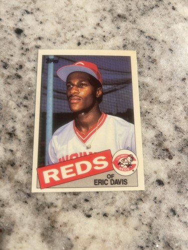 MINT 1985 TOPPS TIFFANY ERIC DAVIS #627 ROOKIE CARD | eBay