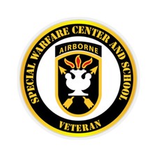 Kiss-Cut Stickers - SOF - JFKSWCS - SSI - Veteran