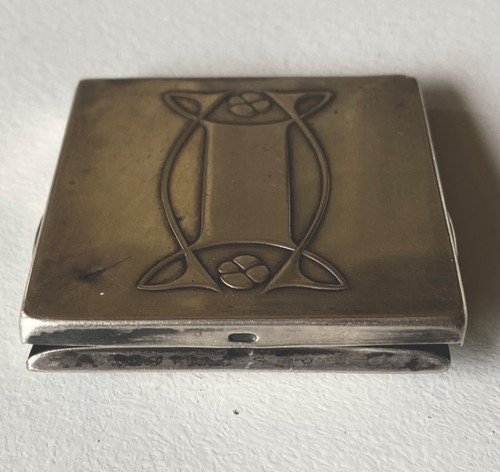 Antique WMF Jugendstijl Art Nouveau silver plated cigarettes case - Picture 9 of 14