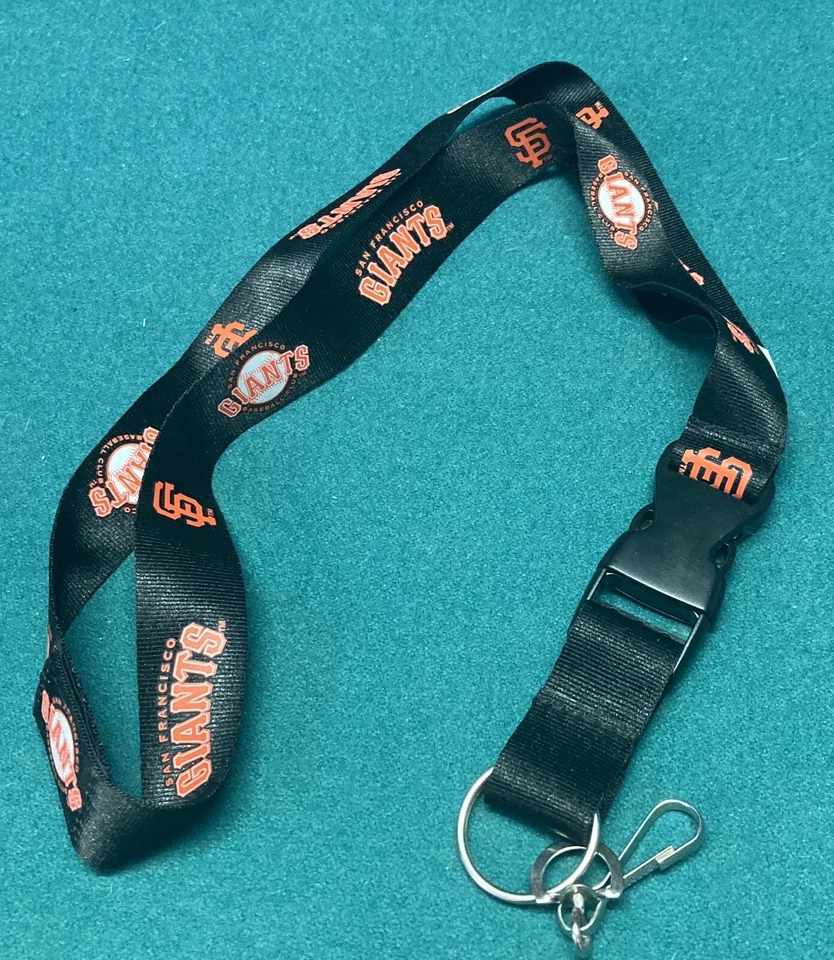 San Francisco Giants MLB Keychain Lanyard Black & Orange 2 Feet Long. Brand New! - Image 2 of 2