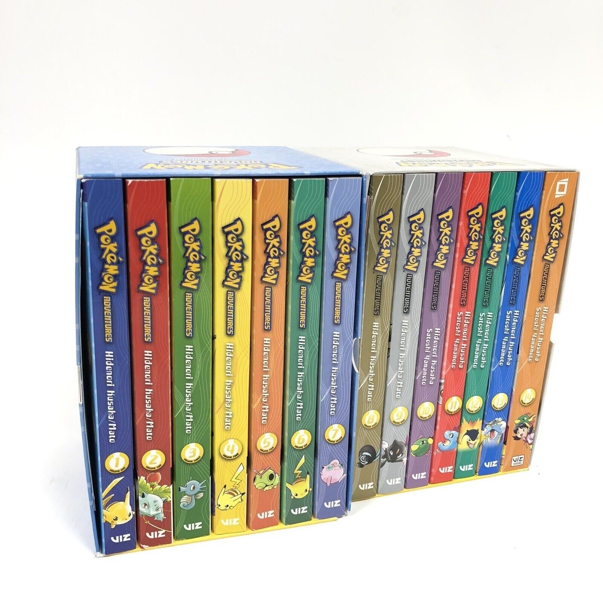Pokemon Adventures Manga Sets Red/Blue Gold/Silver #1-14 + Posters