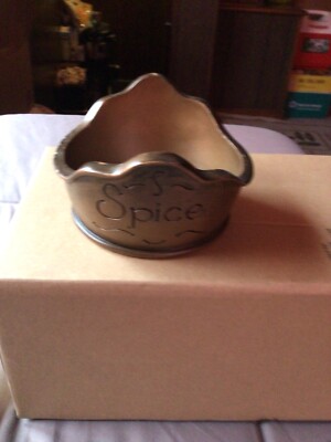 Gold Canyon candles Sugar/spice candle holder 