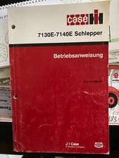 CASE Betriebsanleitung 7130 E und 7140 E Original benutzt Lagerspuren