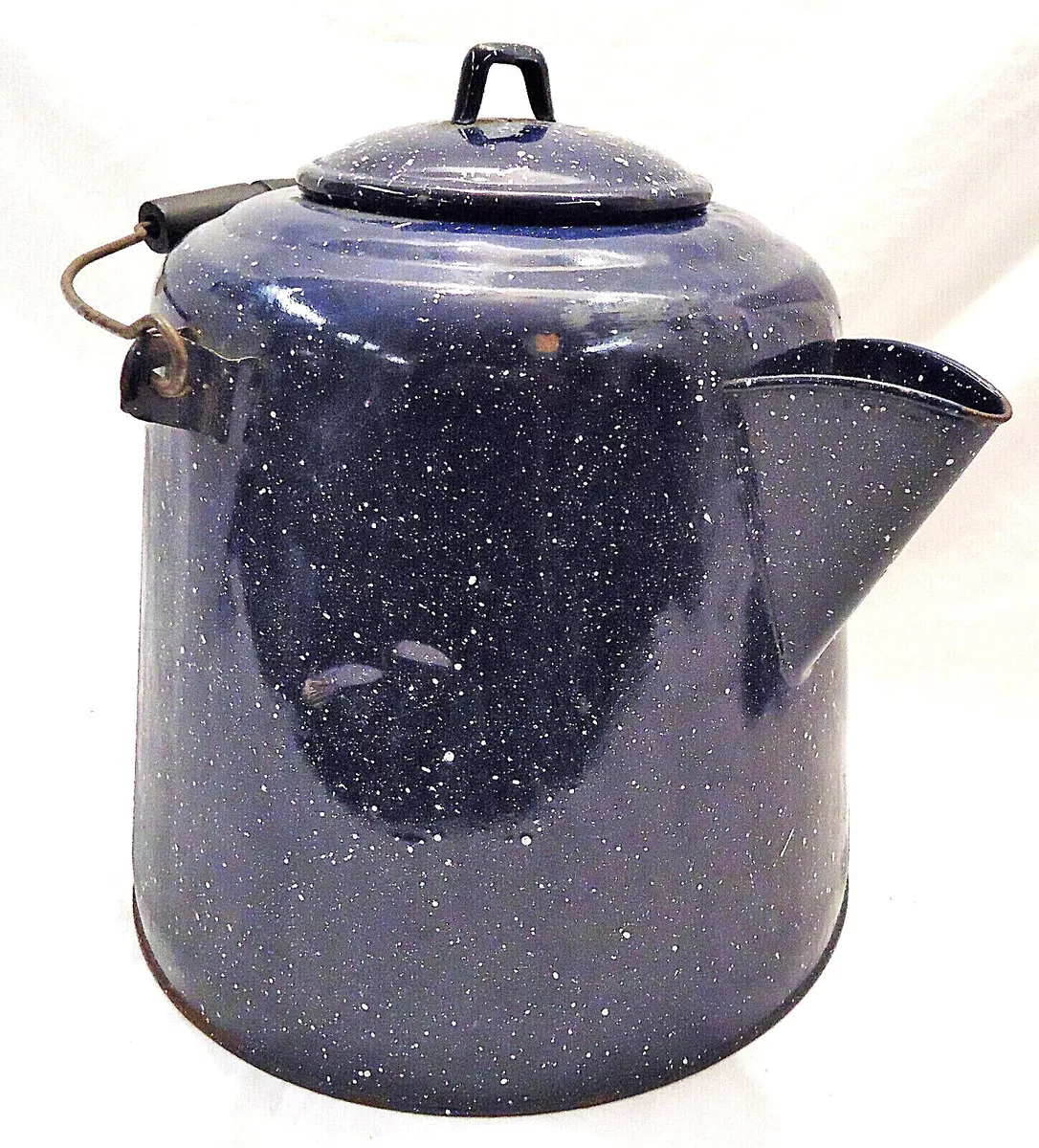 Cowboy coffee pot clearance enamel