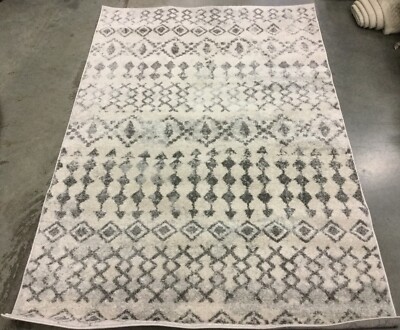 IVORY / GREY 4' X 6' Flaw in Rug, Reduced Price 1172650808 TUL240A-4