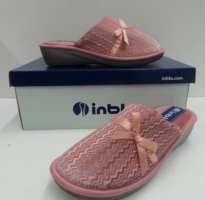 WARM SLIPPERS SLIPPERS SOFT BOW NON-SLIP SOLE BLUE ART.DC22