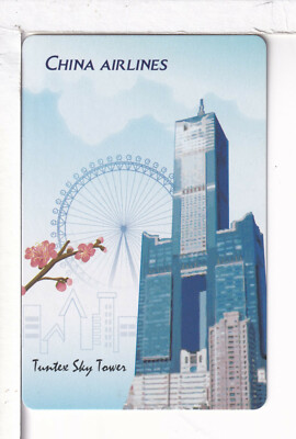 Single Airline Playing Card ''China Airlines, CAL161B'' Chan/Mertens #, Stand