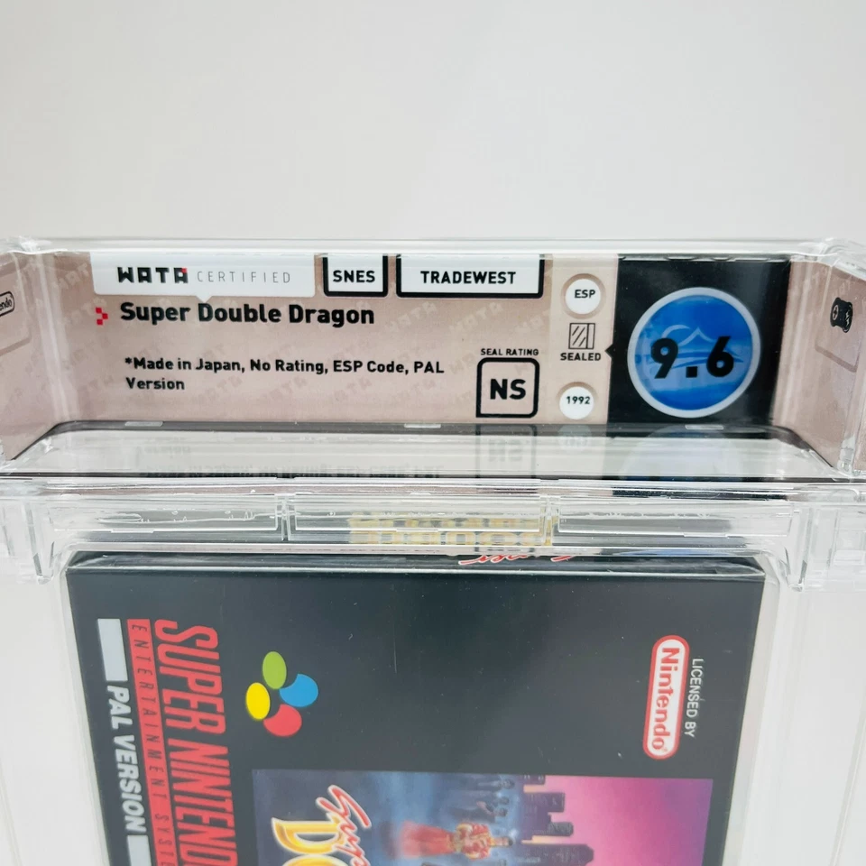 Super Double Dragon - Super Nintendo SNES PAL VERY RARE Sealed NIB WATA 9.6 NS - Image 2 of 4