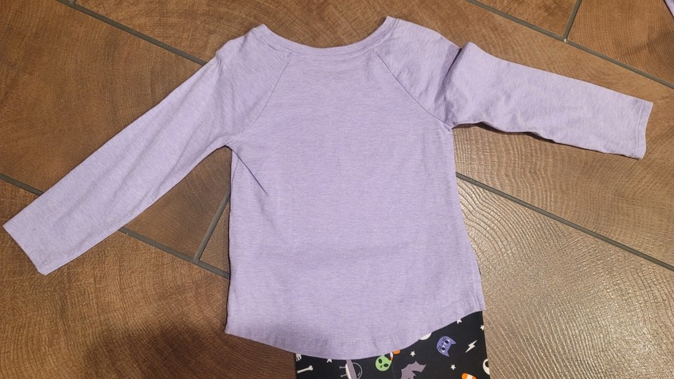 Cat & And Jack Halloween 3T Toddler Girls Outfit Cat Shirt Bat Leggings Pants eBay