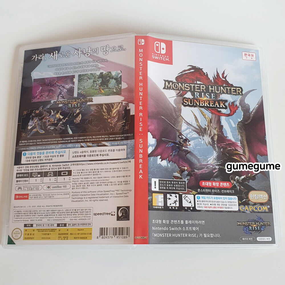 Monster Hunter Rise: Sunbreak for Nintendo Switch - Nintendo