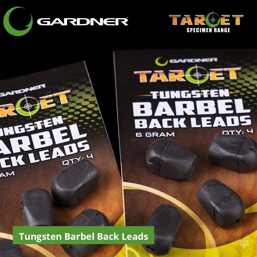 Gardner Tackle Target Tungsten Barbel Back Leads - Karpfen Friedfisch Flussangeln