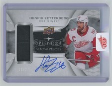 2017-18 Upper Deck Splendor Showpieces Henrik Zetterberg Auto Stick 20/27