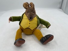 VINTAGE EDEN TOYS SAMUAL WHISKERS MOUSE PLUSH BEATRIX POTTER 14 INCH TALL