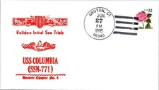 USS Columbia 1995 - Builders Initial Sea Trials - Groton CT - J30432