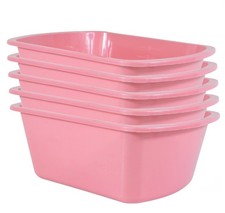 Vakly Wash Basins Rectangular Plastic Hospital Bedside Soaking Tub - Sma