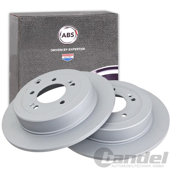 2X A.B.S. Bremsscheiben 302Mm Hinten Passend FüR Hyundai Tucson KIA Sportage-image