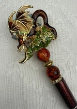 Custom beaded pens!! Luxury Dragons. Gift.Basket filler. Journal. Collect!