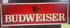 Vintage Budweiser Beer Sign Lighted  Anheuser Busch Inc St Louis
