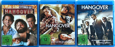 Hangover 1 2 3 | Blu-ray | Audio DE/EN/FR | Zone B