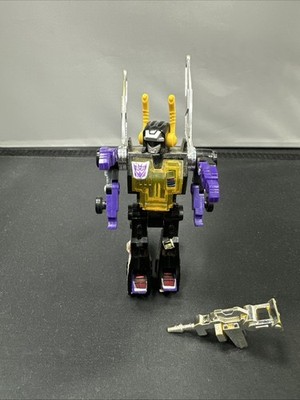 Kickback Complete Vintage 1985 G1 Transformers Hasbro Action Figure With Gun