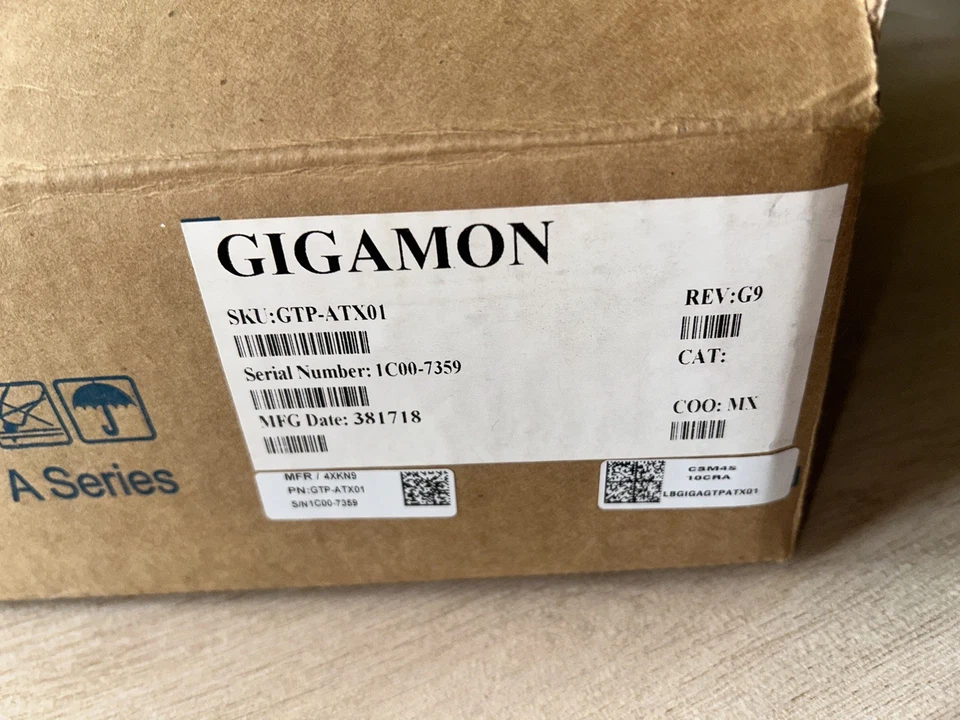 NUEVO SELLADO Divisor de grifo de red Gigamon G-TAP A-TX “Always On”, GTP-ATX01 Foto 3 de 4