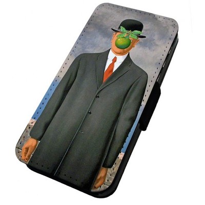 Bedruckte Flip Handyhülle iPhone, Samsung & Huawei Son of Man Magritte
