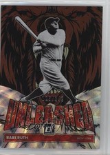 2022 Panini Donruss Unleashed Silver 129/349 Babe Ruth #UL-13 HOF 4at