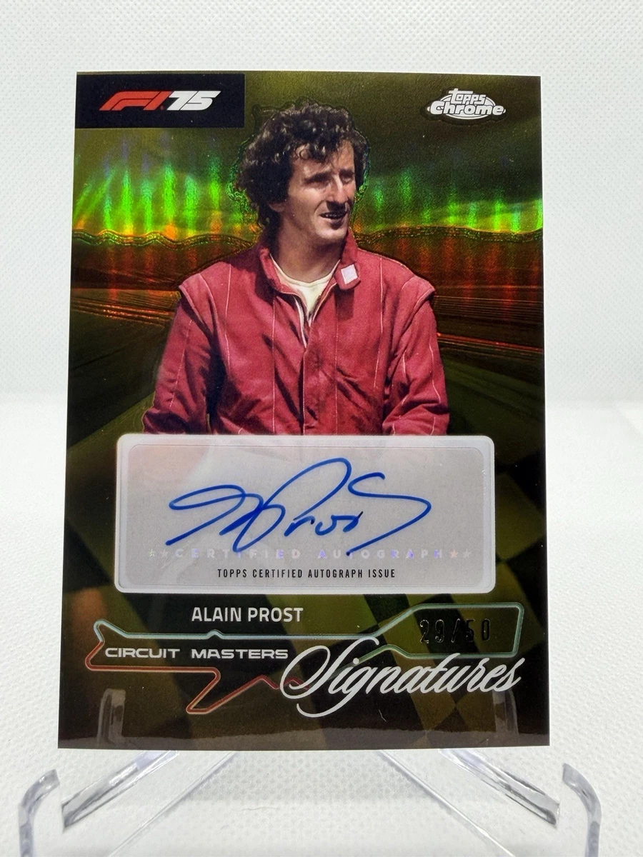 Carte Alain Prost Ferrari 1987 - Édition Française Rookie - État Near Mint (non Gradée)