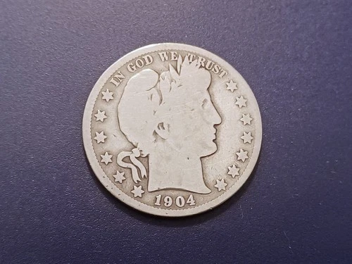 Good 1904-S Barber Half Dollar