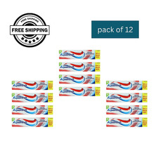 Aquafresh Triple Protection Toothpaste 100ml – Pack of 12 Tubes | Fresh Mint 14.92 per litre