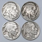 FOUR 1913 Buffalo Nickels!