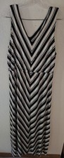 Calvin Klein Sleeveless Maxi Dress Chevron Pattern Women's (Size:12) 19"PTP 32"W