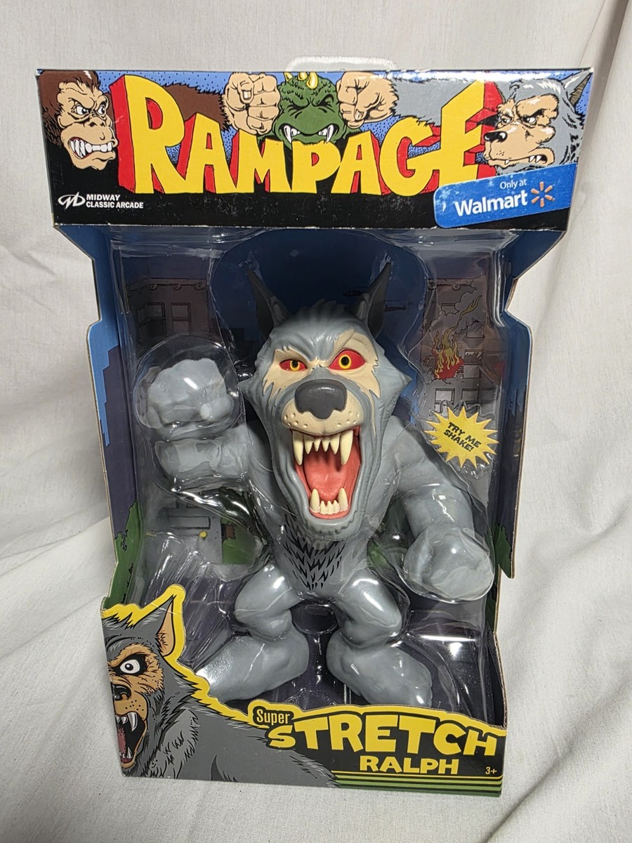 Rampage Super Stretch Ralph Figure w/ Sounds Walmart Exclusive NIB