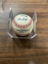 Justin Verlander Authentic Game Used Foul Ball, Raul Ibanez. 8/6/2012