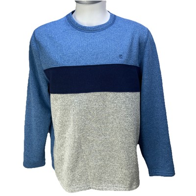 Izod Sweatshirt Men's Size XL Blue Multicolor Advantage Performance Stretch. S14