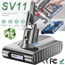 21.6V 9500mAh Replacement Battery for Dyson V7 SV11 Animal V7 Trigger with LED