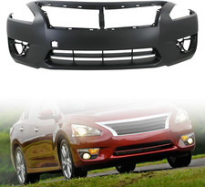 Primed Front Bumper Cover Fits for Nissan Altima Base, S, SL, SV 2013-2015 W/Tow