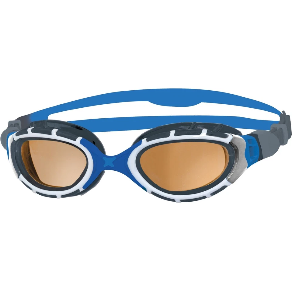 Zoggs Predator Flex Swimming Goggles - Polarized Ultra Copper Lenses - Regular F - Image 2 of 4