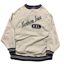 Vintage 80s Champion Reverse Weave Sweatshirt Northern Iowa Size XXL Rare USA